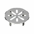 American Imaginations 3 in. Silver Stainless Steel Floor Drain Cover AI-38029